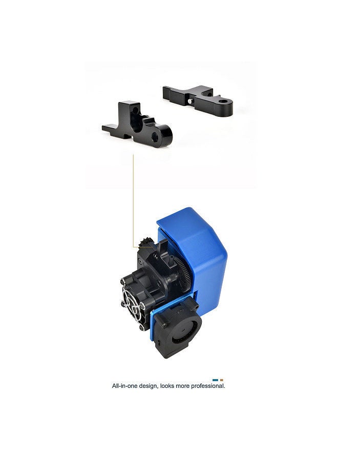 Genius 3d Printer Full Metal Extruder Assembled 0.4mm Steel Nozzle High Temperature Resistance 4 Hard Filaments PEEK/PEI/Carbon Fiber/Glass Fiber