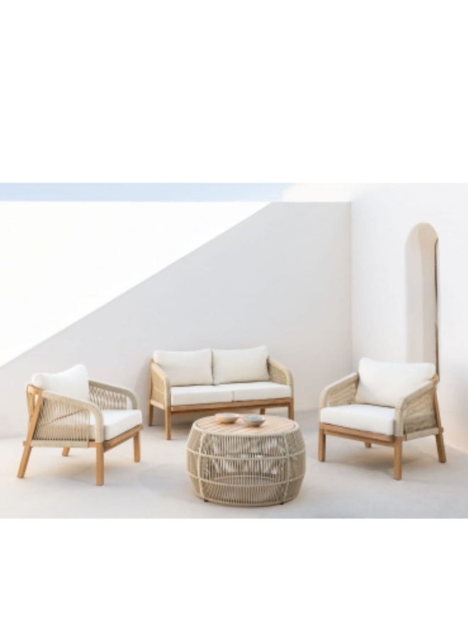Chateaux Ria Outdoor Sofa Set - Beige - 4 Pieces - Image 1