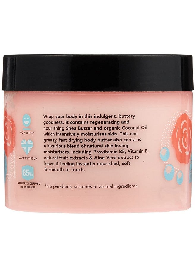 I LOVE English Rose Scented Body Butter Hydrating Body Butter For Dry Skin Vitamin E And Aloe Vera Shea Butter And Coconut Oil 10.1 Oz - Image 2