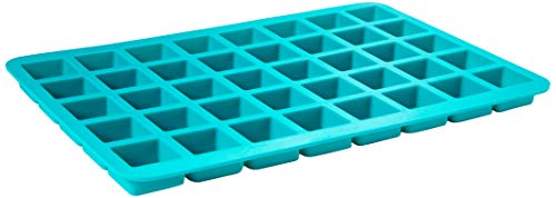 Melostu 40-Cavity Square Caramel Candy Silicone Molds, Chocolate Truffles, Ganache, Hard Candy, Praline, Ice Cube Tray and Gummy Jelly - Image 4