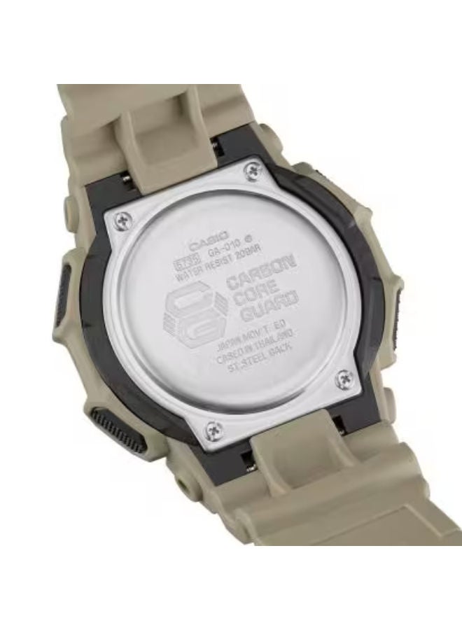 كاسيو ساعة يد تناظرية ورقمية مصنوعة من الراتنج GA-010-5ADR - Image 3