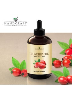 handcraft Blends Handcraft Blends Rosehip Oil - 4 Fl Oz - 100% Pure and Natural - Premium Grade Oil for Face, Skin and Hair - Protect and Nourish - Carrier Oil  - Image 4