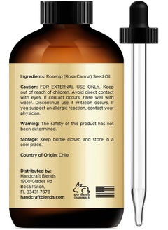 handcraft Blends Handcraft Blends Rosehip Oil - 4 Fl Oz - 100% Pure and Natural - Premium Grade Oil for Face, Skin and Hair - Protect and Nourish - Carrier Oil  - Image 3
