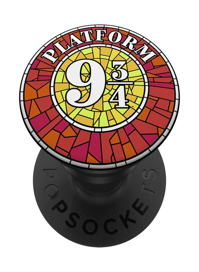Harry Potter Platform 9 & 3/4 Stained Glass Sign PopSockets Adhesive PopGrip - Image 1