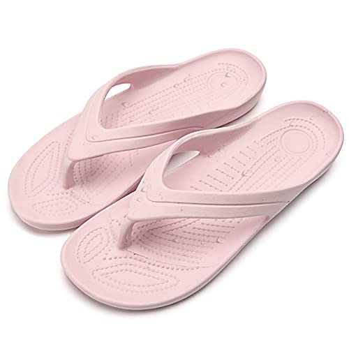 Temi Women's Flip Flops,Soft Lightweight Sandals for Women Anti Slip Casual Slippers Shower Beach Pool Bathroom Flat Slides Shoes - Image 4