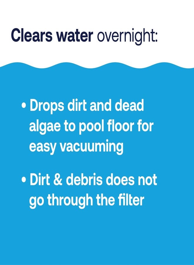 اتش تي اتش مُرَسِّب HTH 67080 للعناية بحمامات السباحة - يُزيل عكارة الماء بسرعة - Image 3