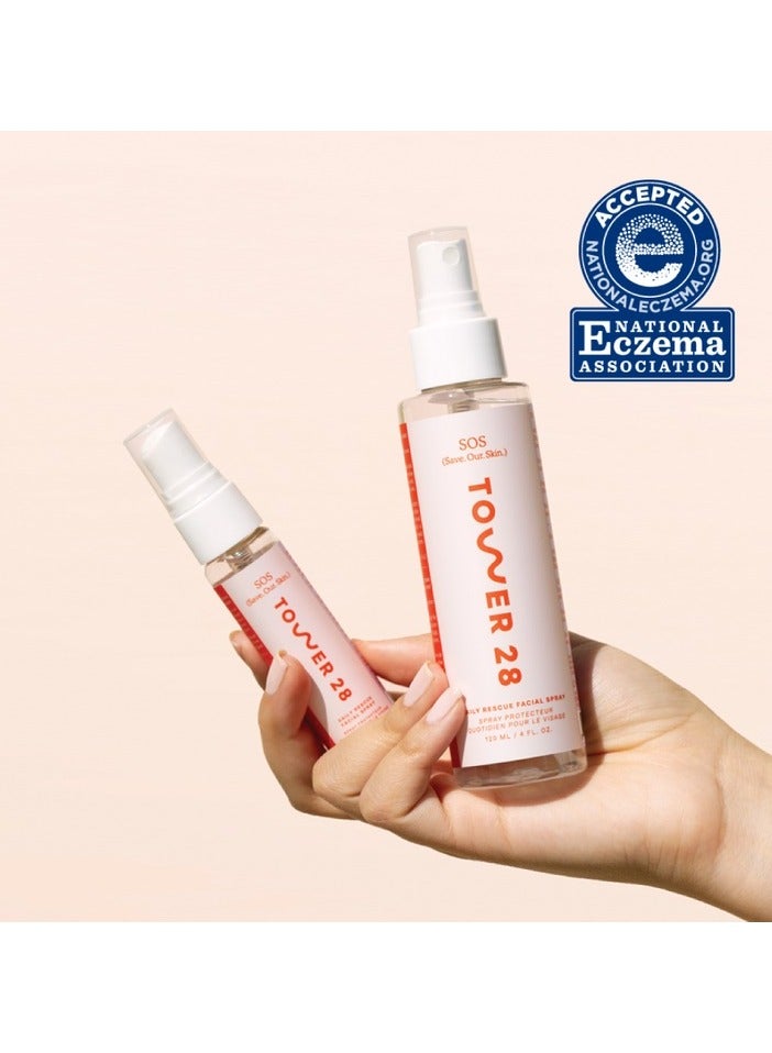 TOWER 28 SOS (Save Our Skin) Daily Rescue Facial Spray 120ml/4oz. - Image 2