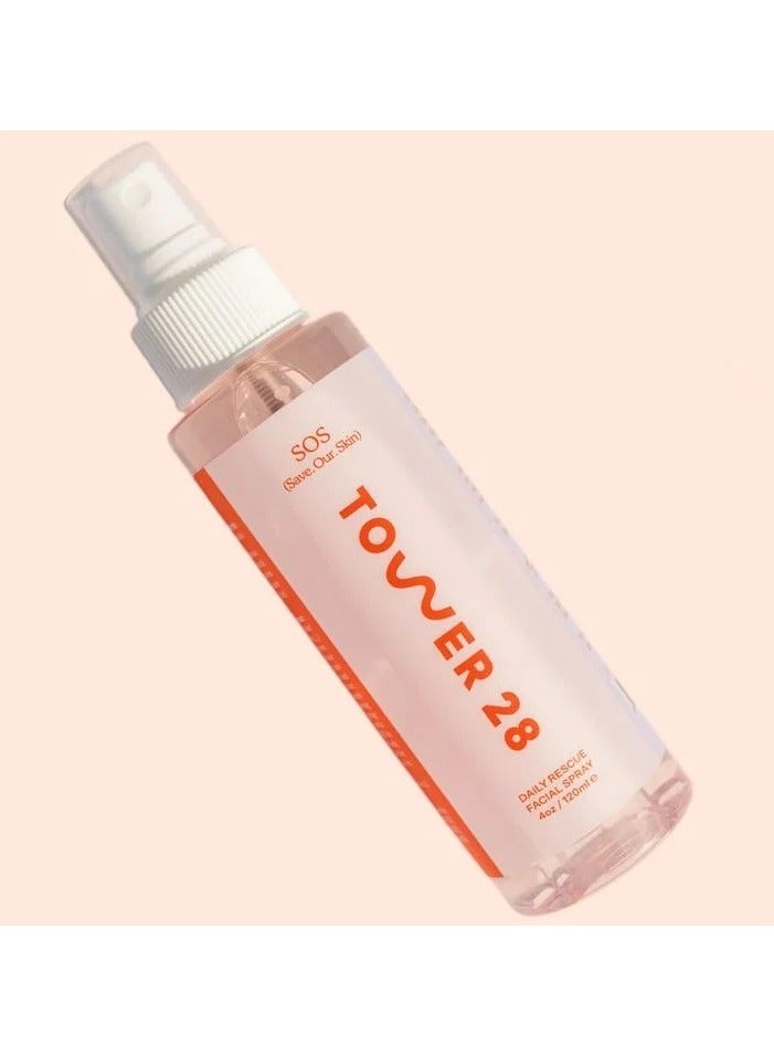 TOWER 28 SOS (Save Our Skin) Daily Rescue Facial Spray 120ml/4oz. - Image 3