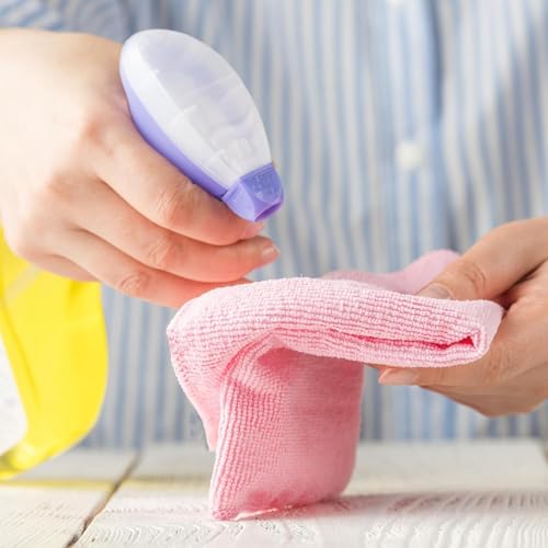 Niwlix Microfiber Cleaning Cloth Roll Kitchen Towel Roll Reusable Kitchen Towel Micro Fiber Cloth for Car Cleaning Clothes Kitchen Cloth for Cleaning-Pink | 20 Pack - Image 5