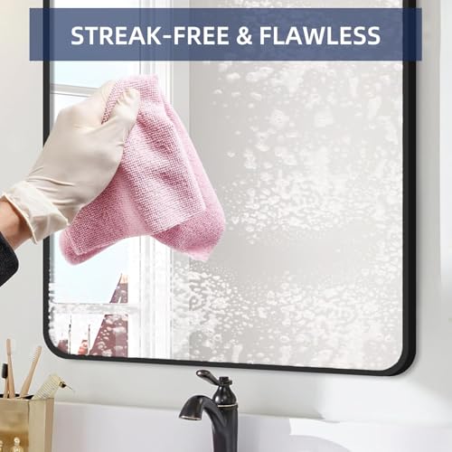 Niwlix Microfiber Cleaning Cloth Roll Kitchen Towel Roll Reusable Kitchen Towel Micro Fiber Cloth for Car Cleaning Clothes Kitchen Cloth for Cleaning-Pink | 20 Pack - Image 4
