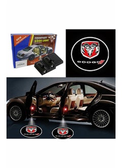 NIBEMINENT 2-Piece LED Car Door Dodge Logo Projector Shadow Light Set  - Image 2