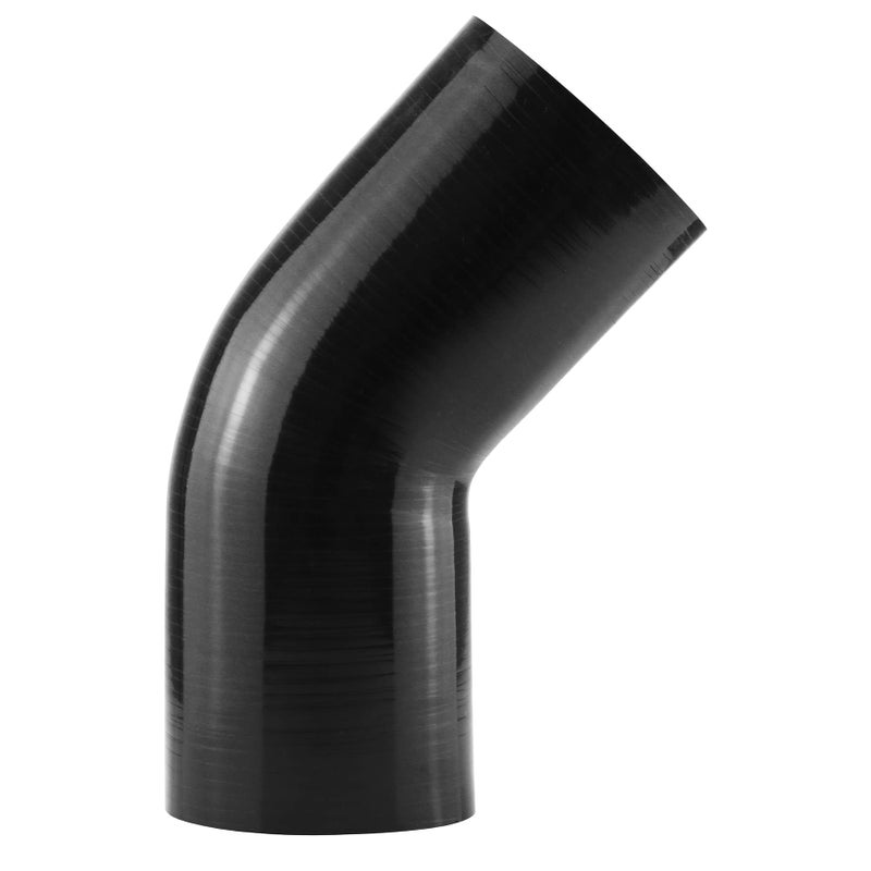 Ucreative 45 Degree Elbow ID: 4" (102mm) 4-Ply 5mm Thickness High Performance Silicone Hose Coupler