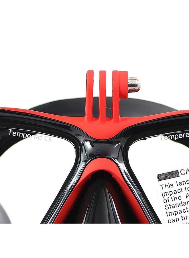 NIBEMINENT Snorkeling Mask With Mount Red - Image 3