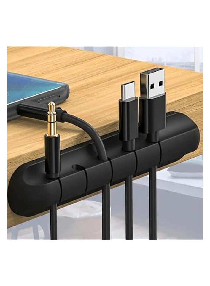 erorex 1PC Multi-Slot Cable Organizer – Cord Management System for Desk, Home, Office, Car, and Nightstand – Wire Holder Accessory  - Image 2