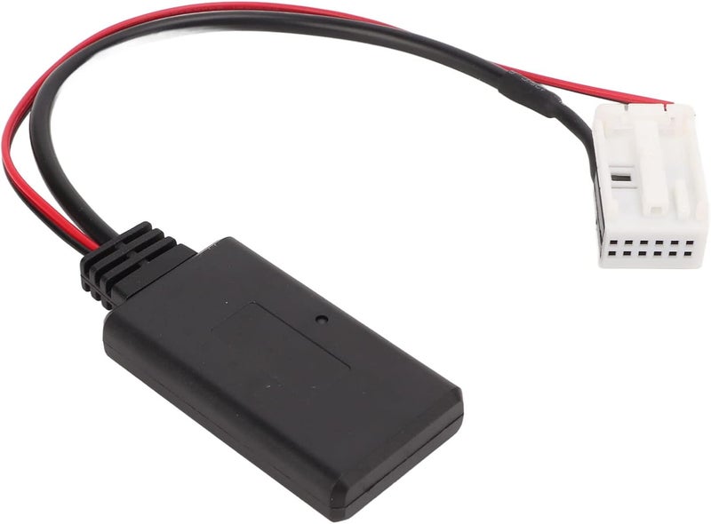 ويوبلز محول كابل AUX بتقنية بلوتوث، كابل بديل لراديو السيارة بلوتوث 5.0 ذو 12 سنًا لراديو السيارة من الفئة A W169 - Image 1