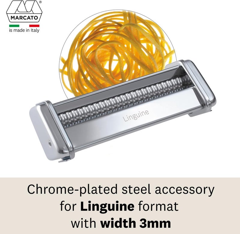 Marcato Linguine Cutter Attachment for Atlas 150 Pasta Machine - Made in Italy - Image 3