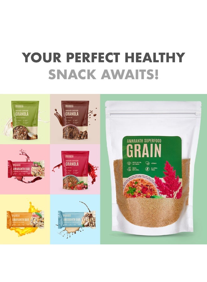 Amarancho Amaranth Grains 300g Pouch | Vegan Gluten Free Natural Superfood | Rajgira Seeds Source of Protein and Fiber - Image 5