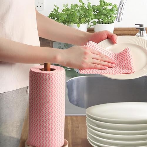 Nibbler Kitchen Roll Cleaning Wipes, 80 Pulls, Washable & Reusable, Quick Dry, Non-Woven Dish Towels (Pack of 2) - Image 5