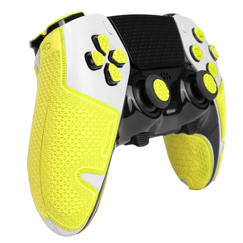 TALONGAMES Controller Grip Tapes Compatible with PS5 DualSense Edge Ultra Version Anti Slip Tape Sweat Absorbent Skin kit Compatible with PlayStation 5 Edge Grips Buttons Trigge Dpad Neon - Image 1