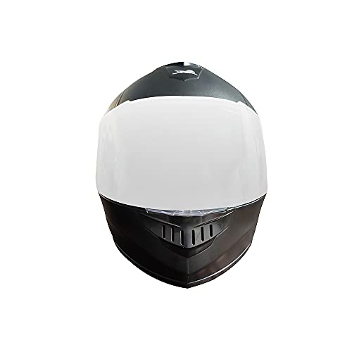 TVS Alpha CM Full Face Motorbike Helmet for Men and Women, ISI DOT Certified, Clear Visor - 580mm - Image 1