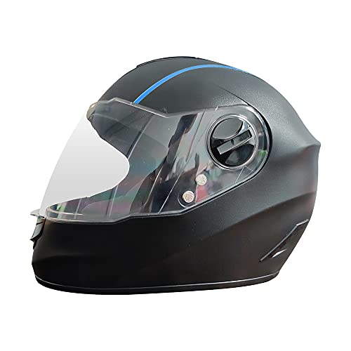 TVS Alpha CM Full Face Motorbike Helmet for Men and Women, ISI DOT Certified, Clear Visor - 580mm - Image 2