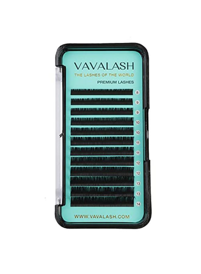 VAVALASH Extensions 0.15 C Curl 814Mm Lash Extensions Supplies Individual Lashes Premium Silk Volume & Classic Lash Soft Matte Dark Professional Eyelashes Extension (0.15C814 Mixed) - Image 1