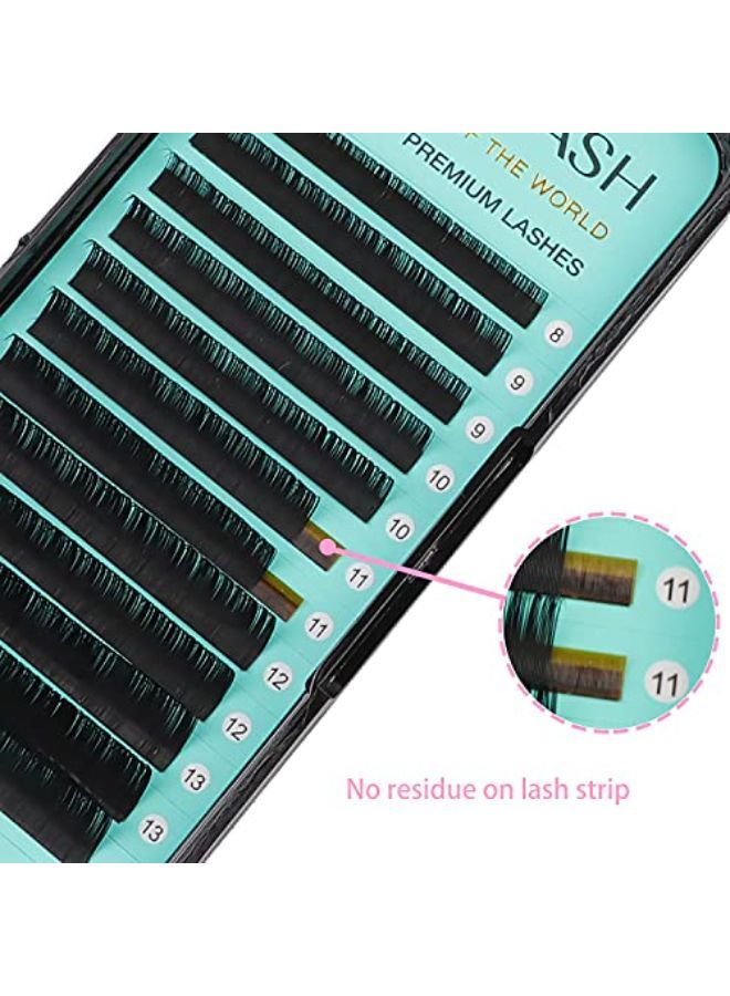 VAVALASH Extensions 0.15 C Curl 814Mm Lash Extensions Supplies Individual Lashes Premium Silk Volume & Classic Lash Soft Matte Dark Professional Eyelashes Extension (0.15C814 Mixed) - Image 4