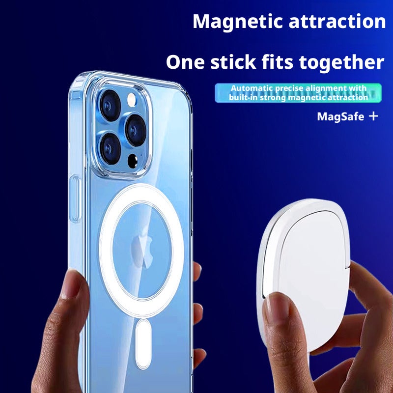 Magnetic Transparent Phone Case for iPhone 17/16/15 Series, Shockproof Protective Cover - Image 2