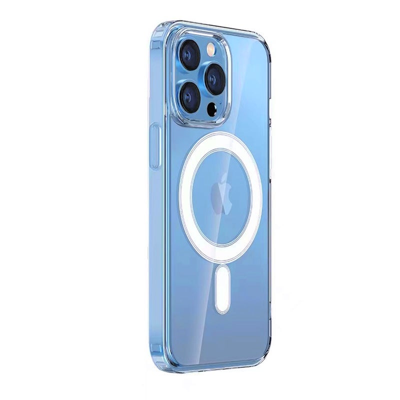 Magnetic Transparent Phone Case for iPhone 17/16/15 Series, Shockproof Protective Cover - Image 5