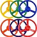 Restroma 6 Pack Plastic Swingset Ship Wheel Playground Steering Wheel Steering Wheel Toys for Kids Boys Girls Playhouse Treehouse Playground - Image 2