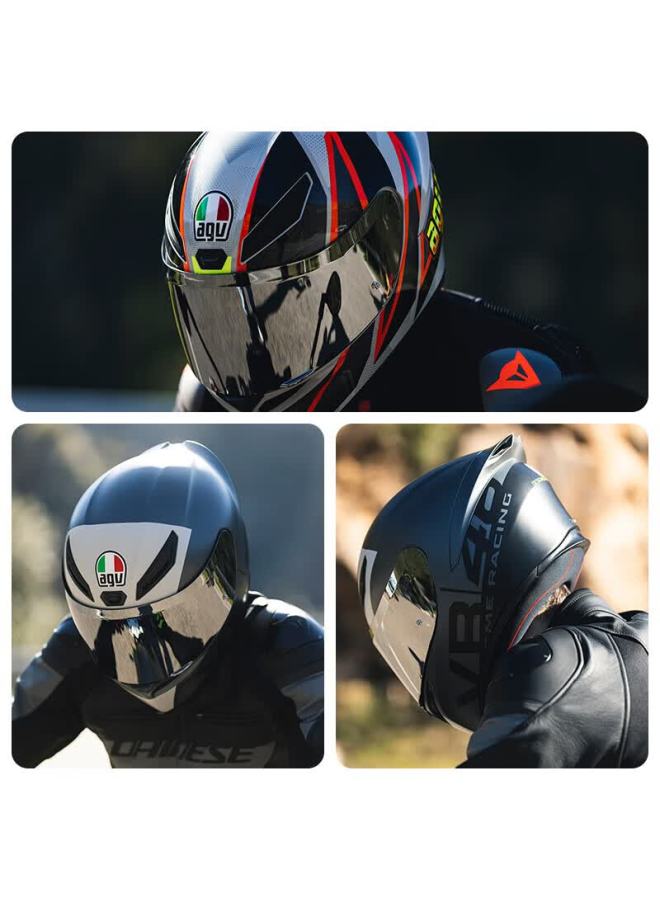 Agv K1s Motorcycle Helmet, 3c Certified, Wide Field Of View, Safe Riding For Men And Women, All Seasons, Glossy Black, XL - Image 5