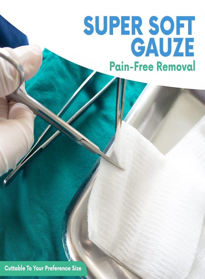 HEALQU Premium Gauze Rolls - 6” x 4.1 Yards -12 Rolls, Individually Wrapped Conforming Stretch Gauze Bandage - Super Soft Woven Stretch Gauze Bandages for Primary Wound Dressing Support - Image 4