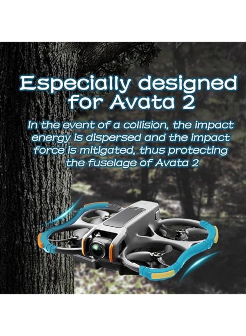 DJI Avata 2 Propeller Protector, Collision Shock Propeller Protector for Collision Propeller Protector, Silicone Protector Ring for Crash Propeller Bumper for DJI Avata 2  - Image 4