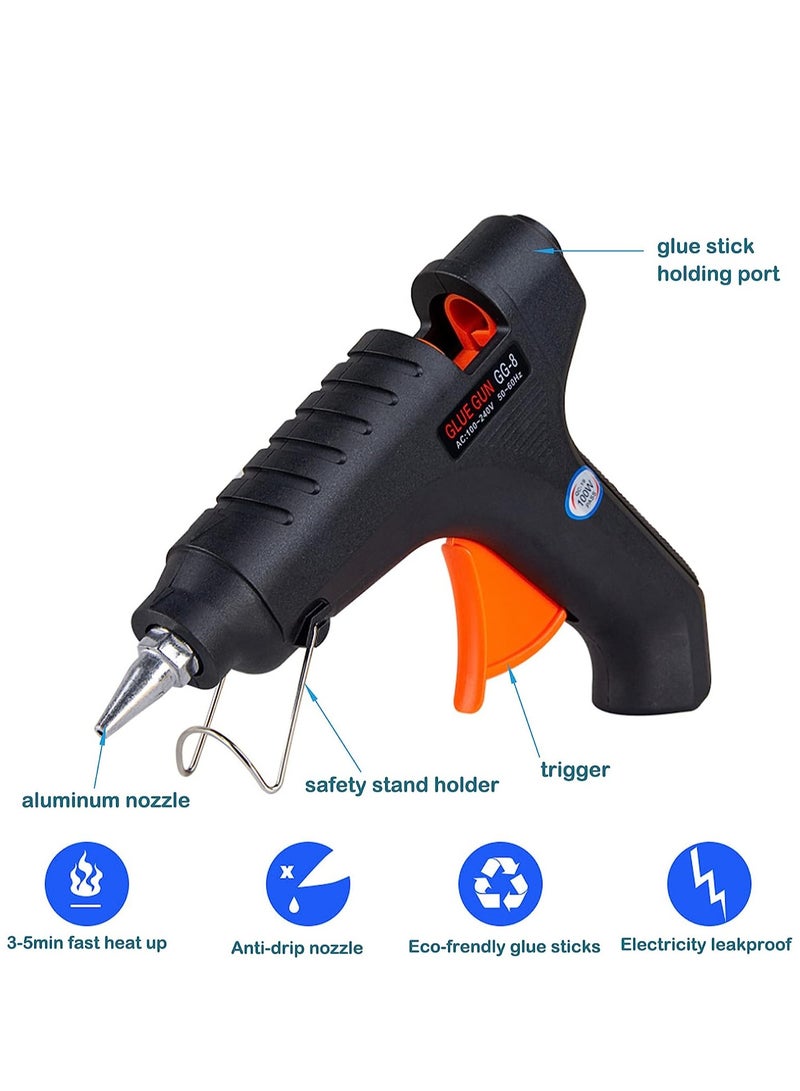 ROBUSTLINE Robustline High-Quality Hot Glue Gun – Big Size, 40W, Heavy-Duty for DIY & Repairs 