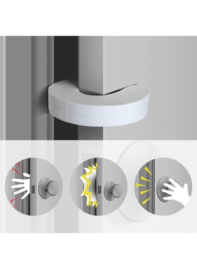 Happy Home Door Finger Guards 2 Pack Foam Child Door Stopper Baby Safety Finger Pinch Guard Baby Safety Anti slam Door Stoppers Safety Door Stopper - Image 5