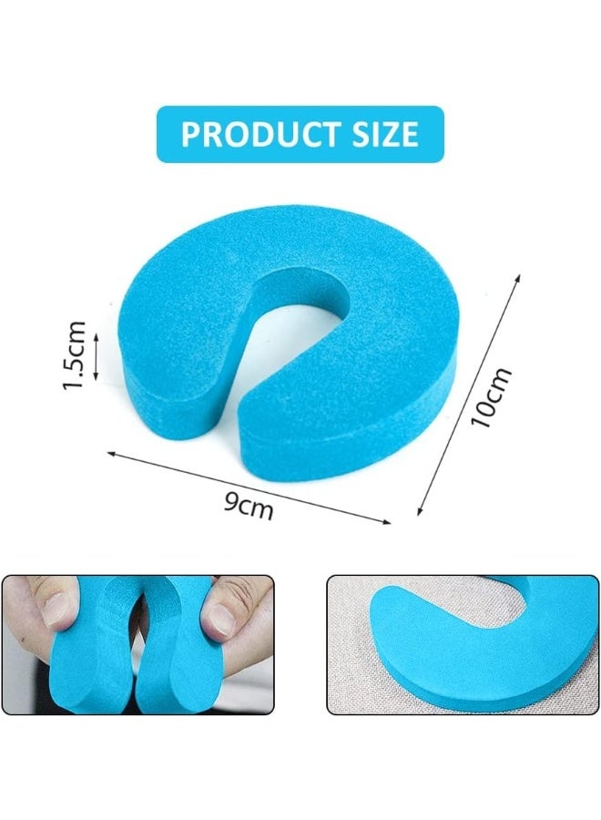 Happy Home Door Finger Guards 2 Pack Foam Child Door Stopper Baby Safety Finger Pinch Guard Baby Safety Anti slam Door Stoppers Safety Door Stopper - Image 2