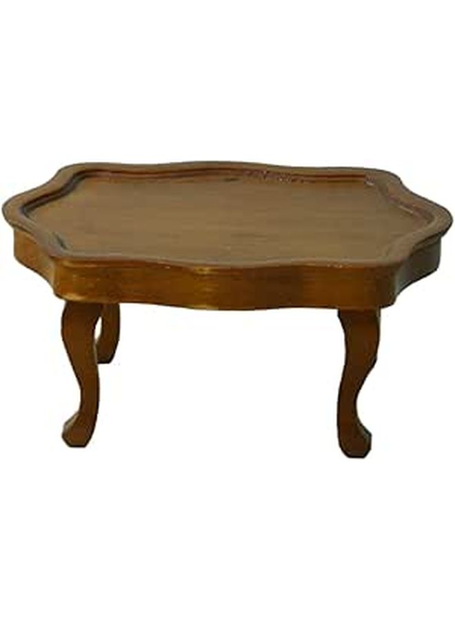 Miniature Coffee Table Dollhouse Decor Realistic Design Kitchen Living Room Furniture Accessory - Image 1