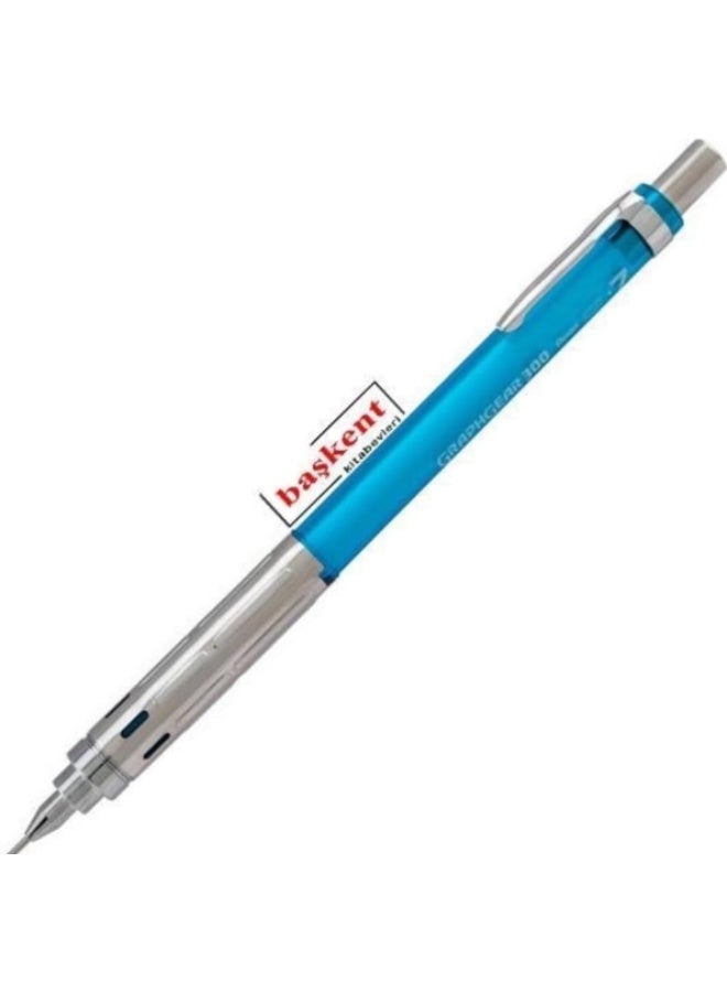 Pentel Graph Mechanical Pencil 0.7mm Sky Blue Pack of 12