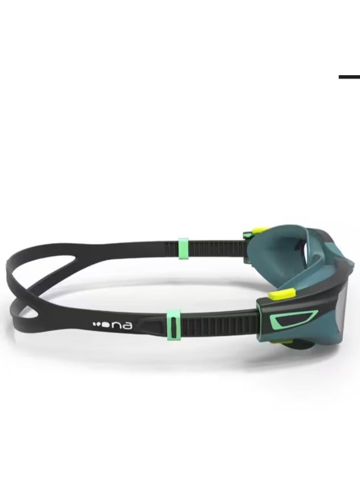 NABAIJI Kids' Swimming Goggles –  Model – Clear Lenses – Adjustable Strap – Anti-Fog & UV Protection – Black/Blue - Image 1