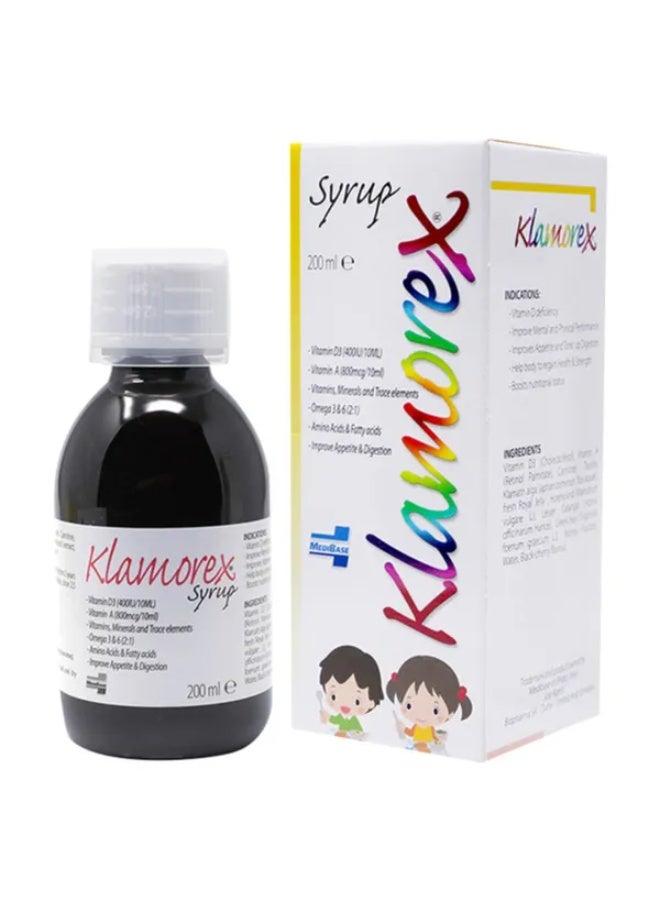 klamorex syrup 200 ml