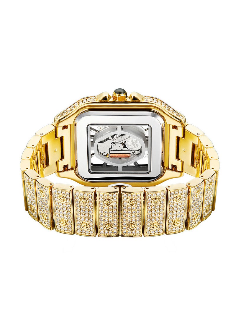 MISS FOX Diamond Inlaid Watch Gold  - Image 4
