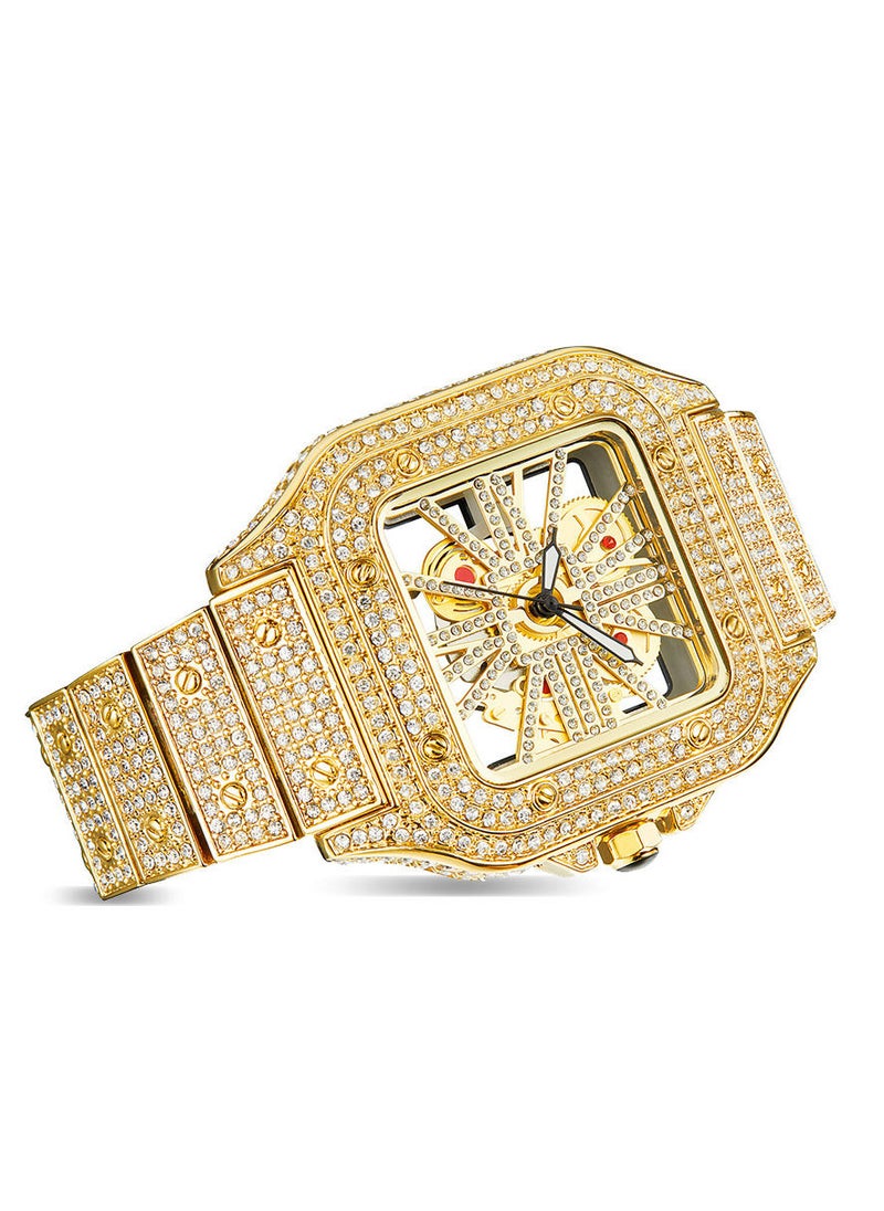 MISS FOX Diamond Inlaid Watch Gold  - Image 2
