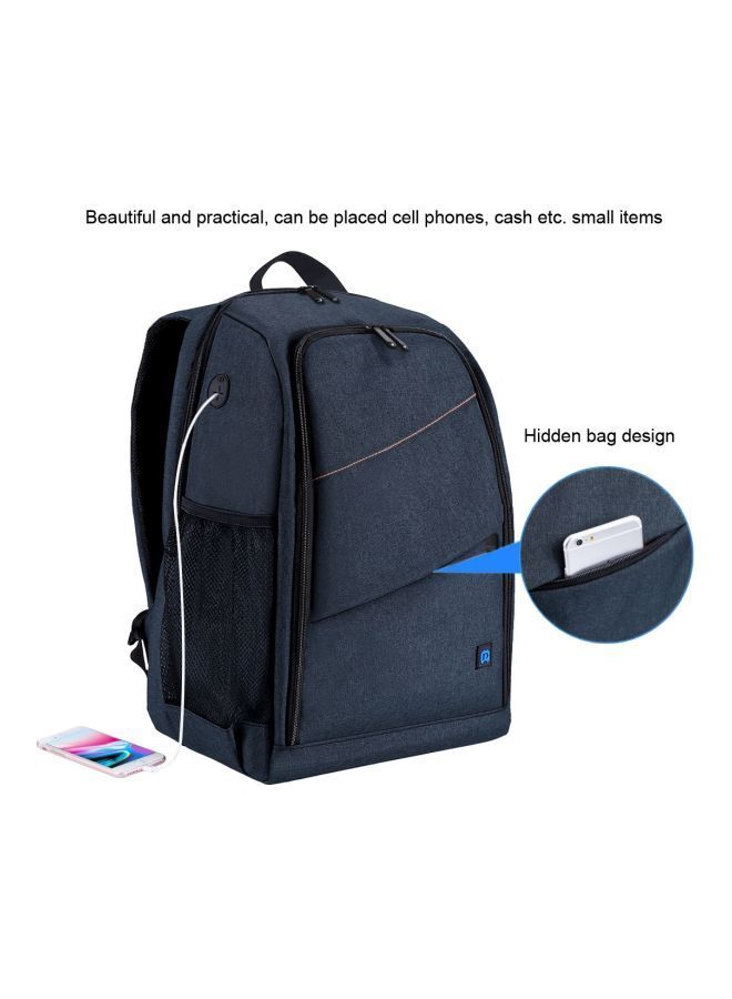 NIBEMINENT Waterproof Camera Backpack Grey  - Image 4