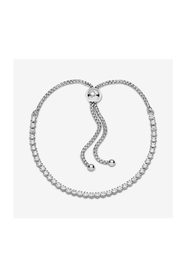 PANDORA - Pandora's bright gemstone slide buckle bracelet - Image 1