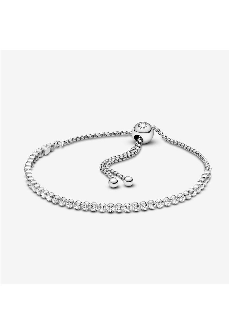 PANDORA - Pandora's bright gemstone slide buckle bracelet - Image 1
