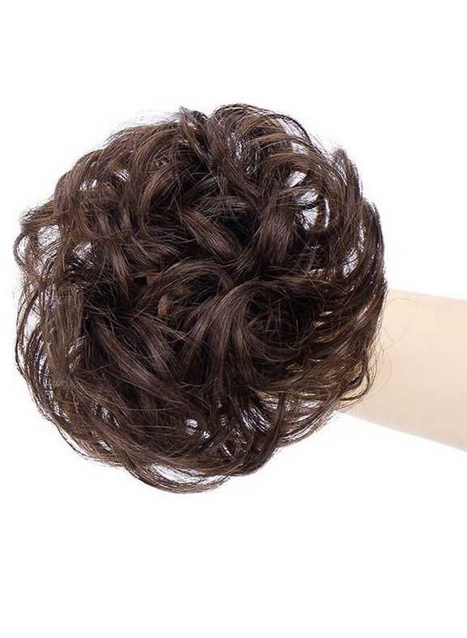 MoonEyes 1 Pcs Brown Color Hair Bun Hair Juda Extension - Image 2