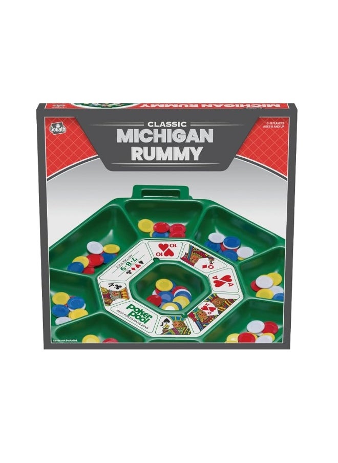 Goliath - Michigan Rummy  The Perfect Blend of Rummy and Poker for an Entirely New Game Experience Amazon Exclusive by Goliath - Image 1
