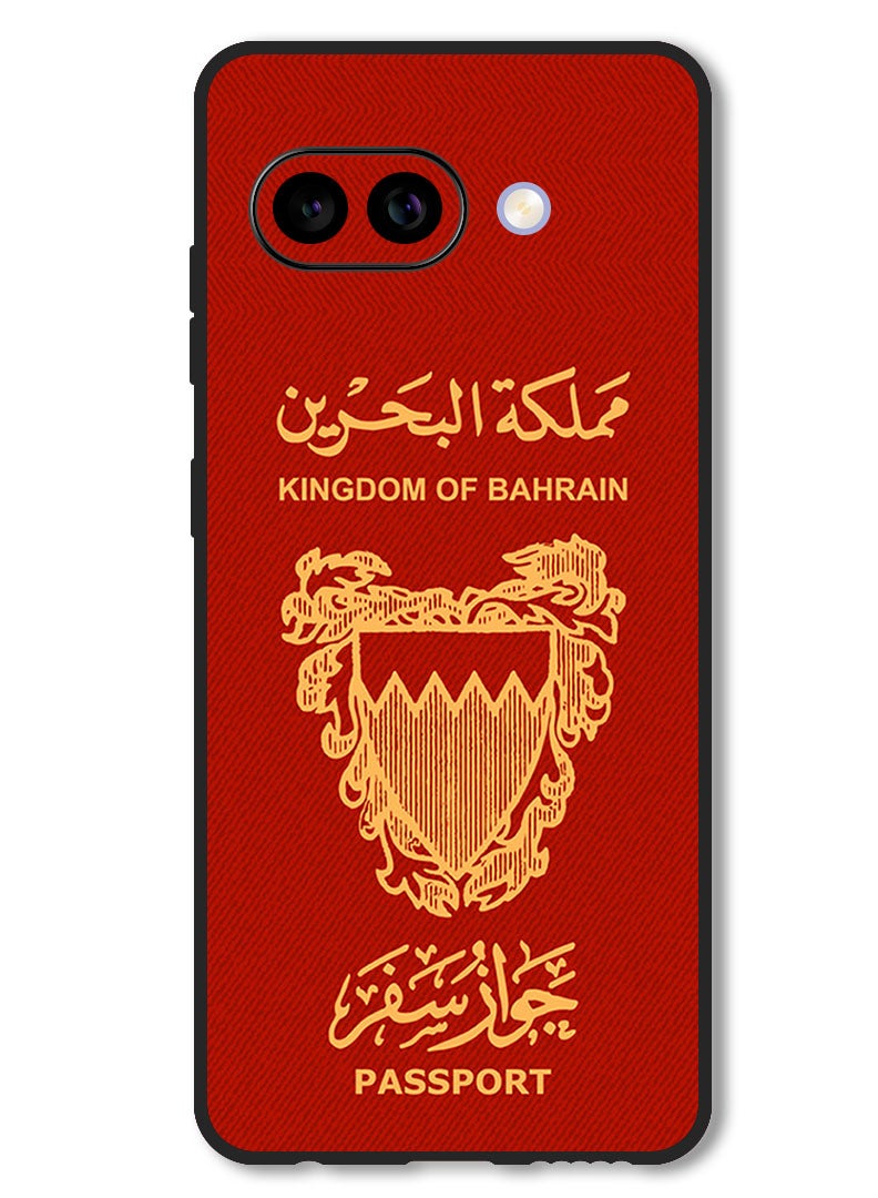 Theodor Case Compatible with Google Pixel 9A Protection Shockproof Bumper Cover Bahrain Passport - Image 1