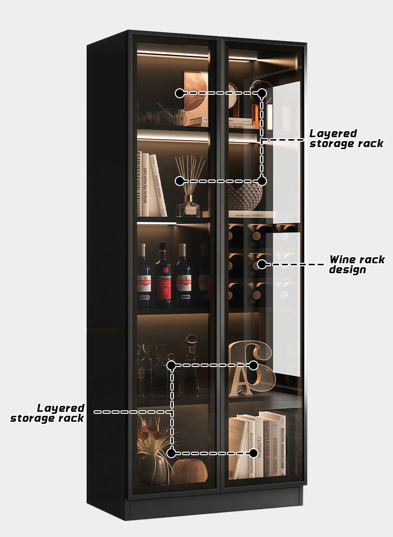 خزانة عرض زجاجية، صناديق عرض شفافة، مع إضاءة LED - Image 5