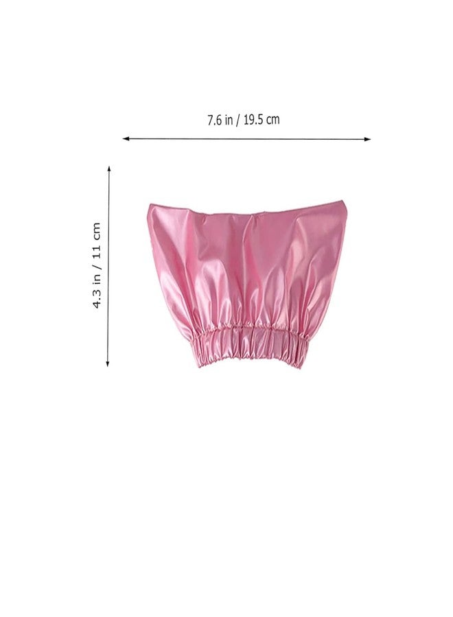 HALONTIN Dog Shower Cap, Cat Ear Cover for Bath, Waterproof Dog Helmet and Adjustable Pet Earmuffs for Grooming Reusable Ear Protection for Dogs and Cats, Pink - Image 2